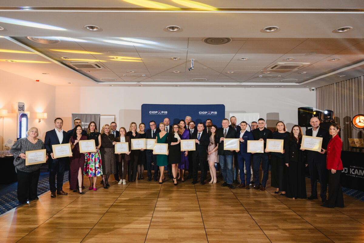 Złota Karta - Liderzy Bezpiecznej Pracy wyróżnieni przez CIOP-PIB