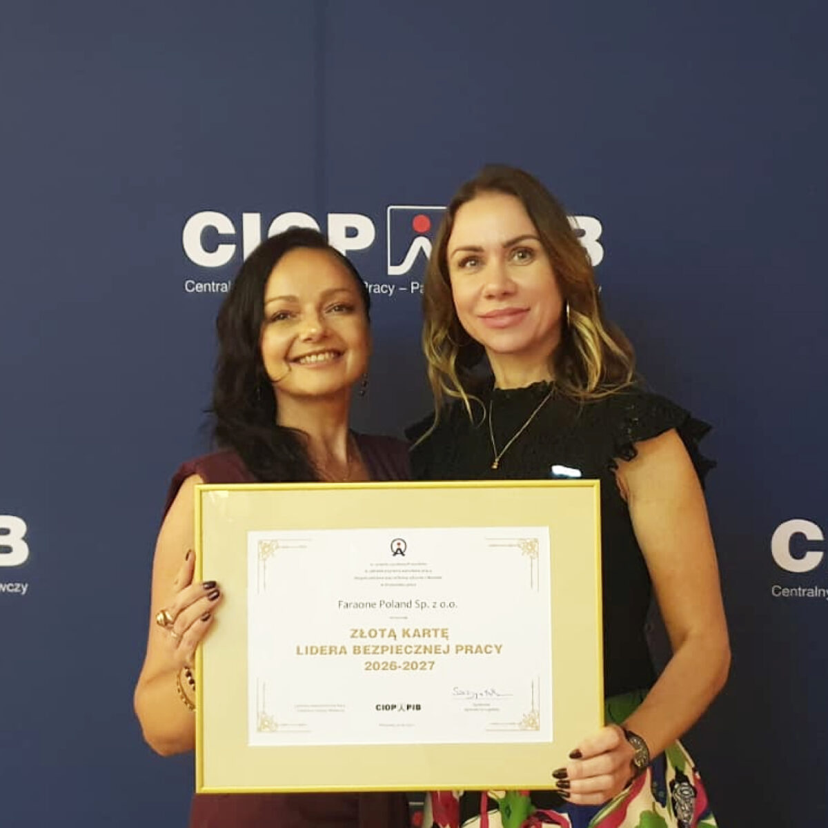 Joanna Nagraba i Anna Kaczmarkiewicz - odpowiedzialne za szkolenia, rozwój i bezpieczeństwo w Faraone Poland
