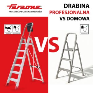 Drabina profesjonalna vs domowa