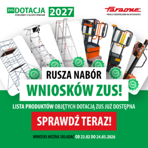 Dofinansowanie ZUS na poprawę BHP w 2027