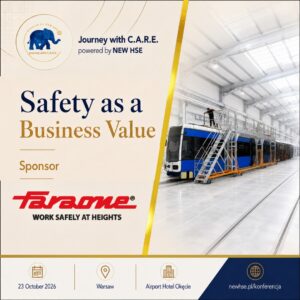 Faraone Poland sponsorem konferencji Safety as a Business Value 2026 w Warszawie – wspieramy kulturę bezpieczeństwa i odpowiedzialny biznes.