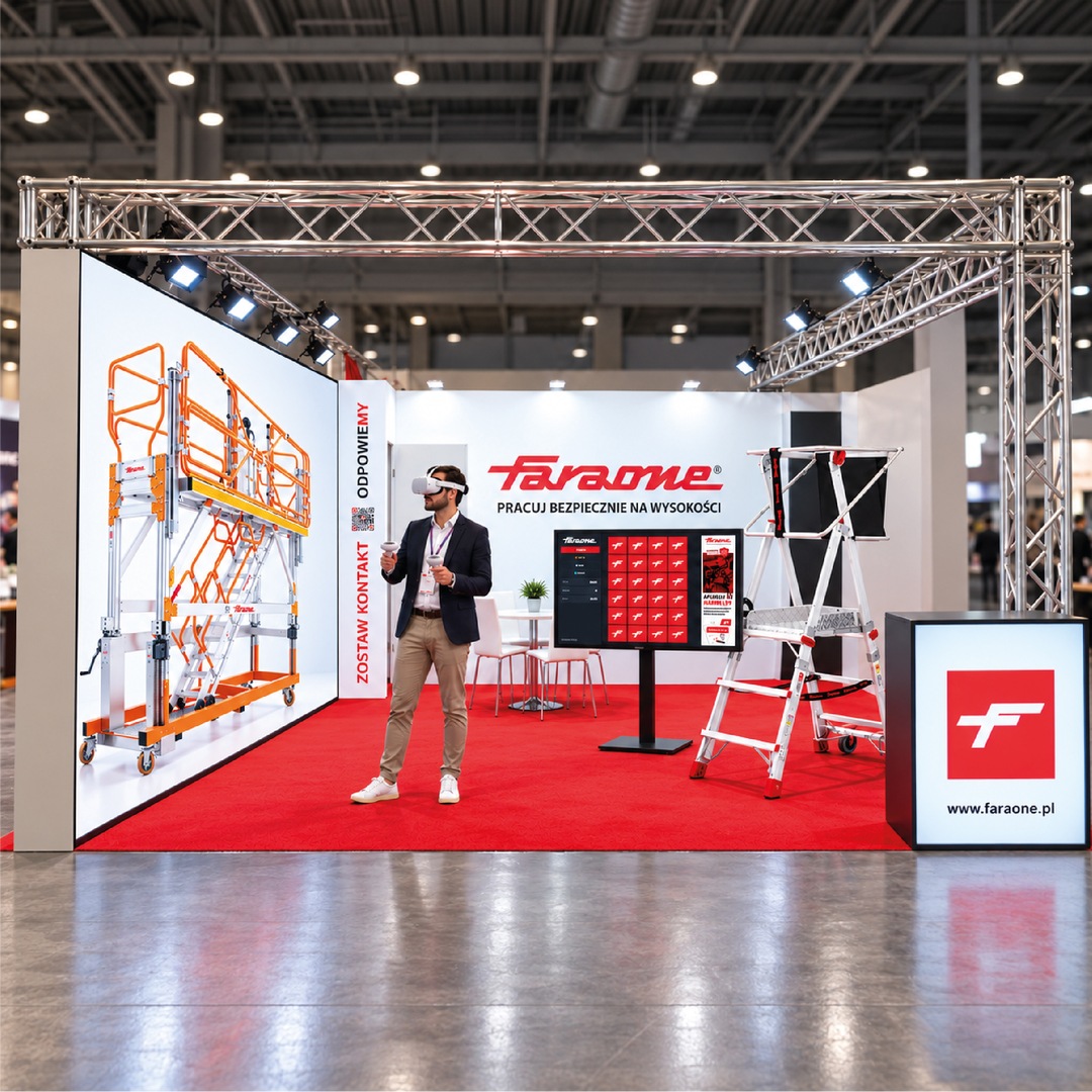 Faraone na TRANSEXPO 2026 — zapowiedź stoiska z wielkim ekranem, VR i grą Memo Spec
